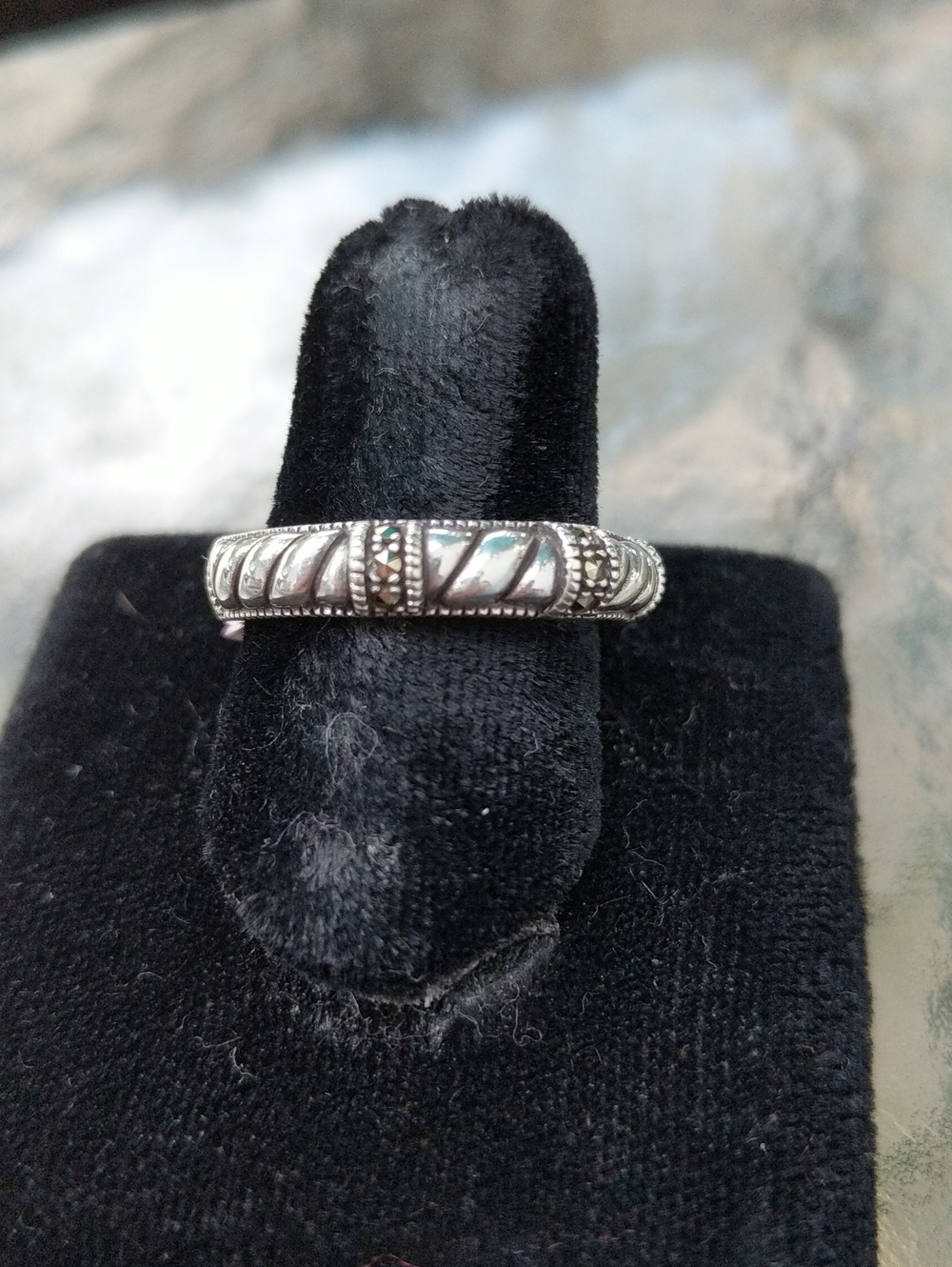Judith Jack Sterling Silver Ring